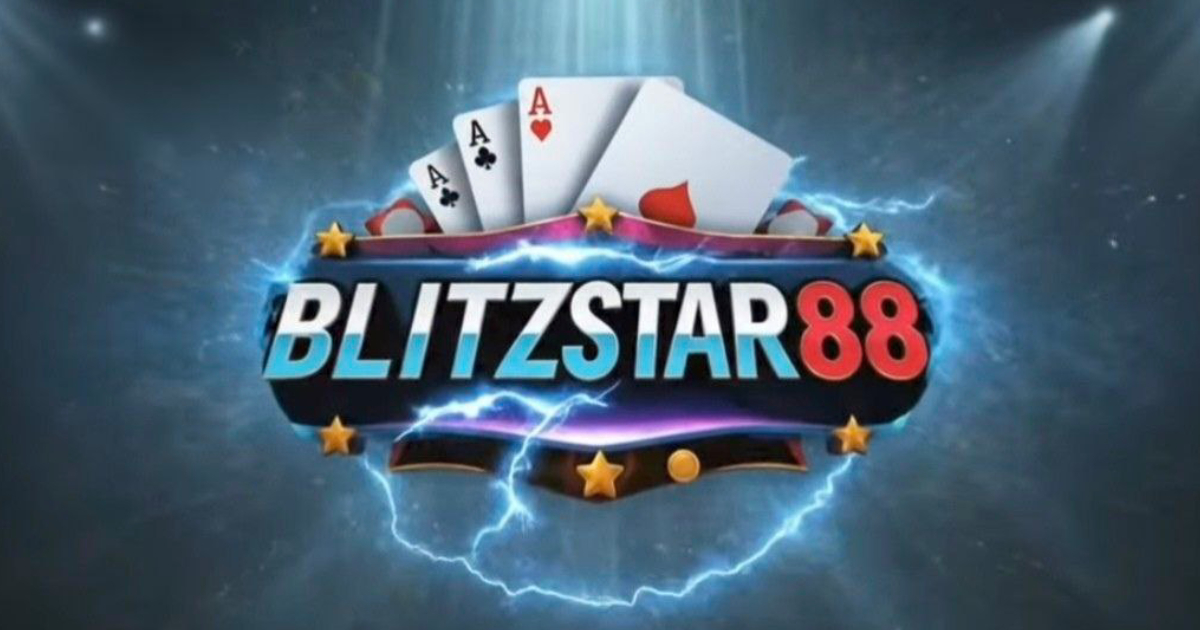 Main banner showing fast-access gaming platform features on BlitzStar88